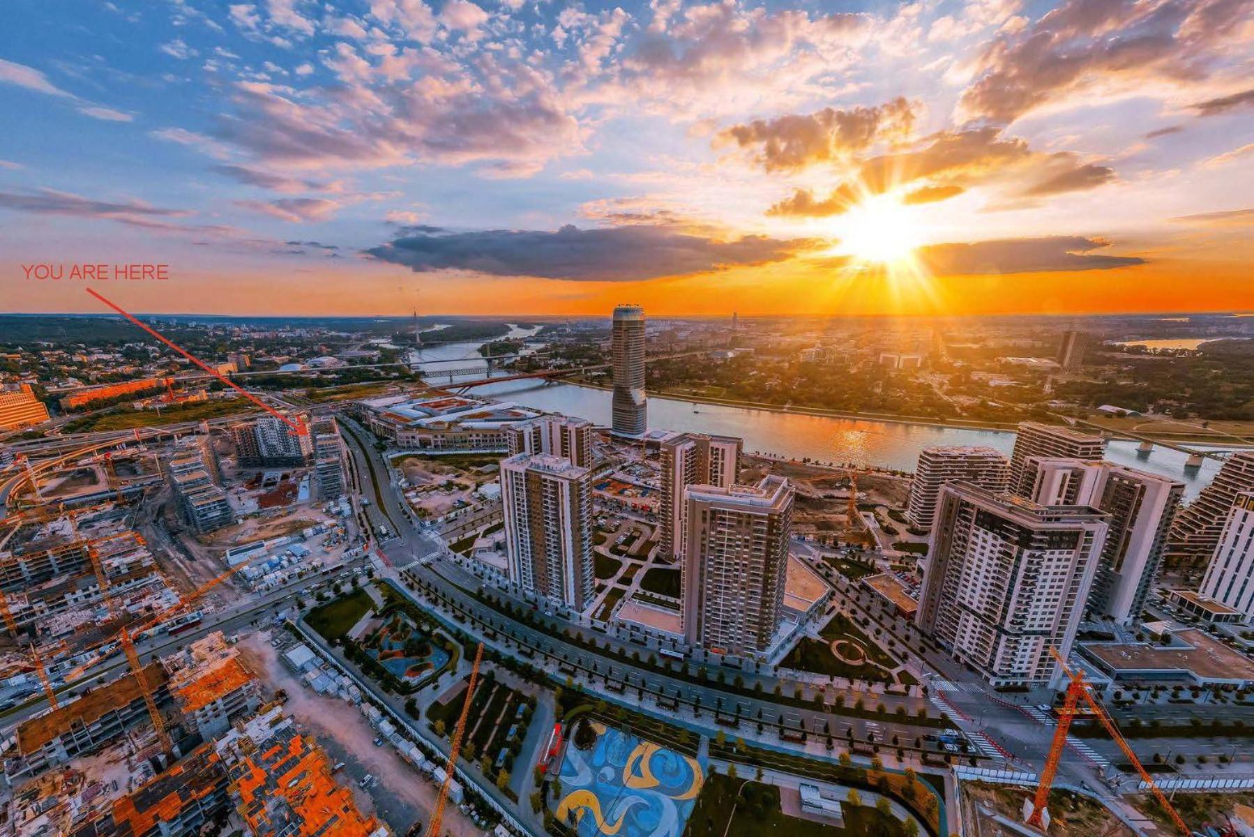 Alpha Lux - Galerija Mall View - Na Vodi Апартамент Белград